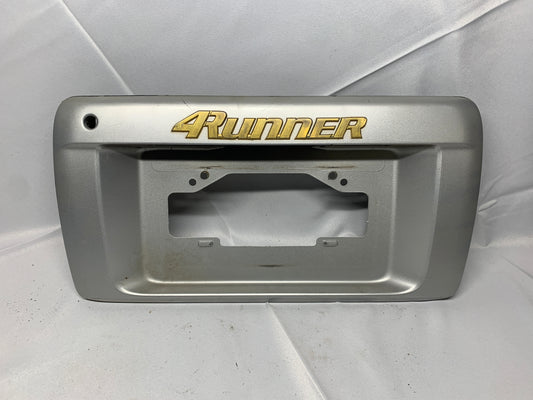 Used OEM License Plate Holder Bezel Frame - Toyota 4runner - 1996 - 1998