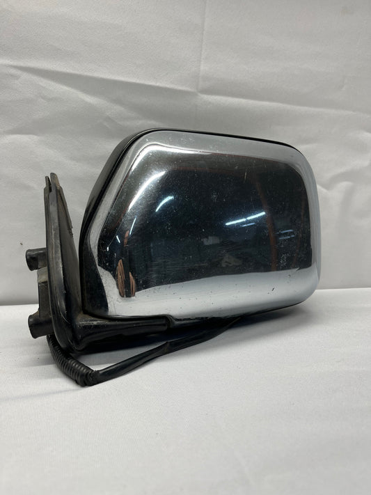 Used OEM Electric Chrome Side Mirror - Left - Toyota 4Runner - 1989-1995